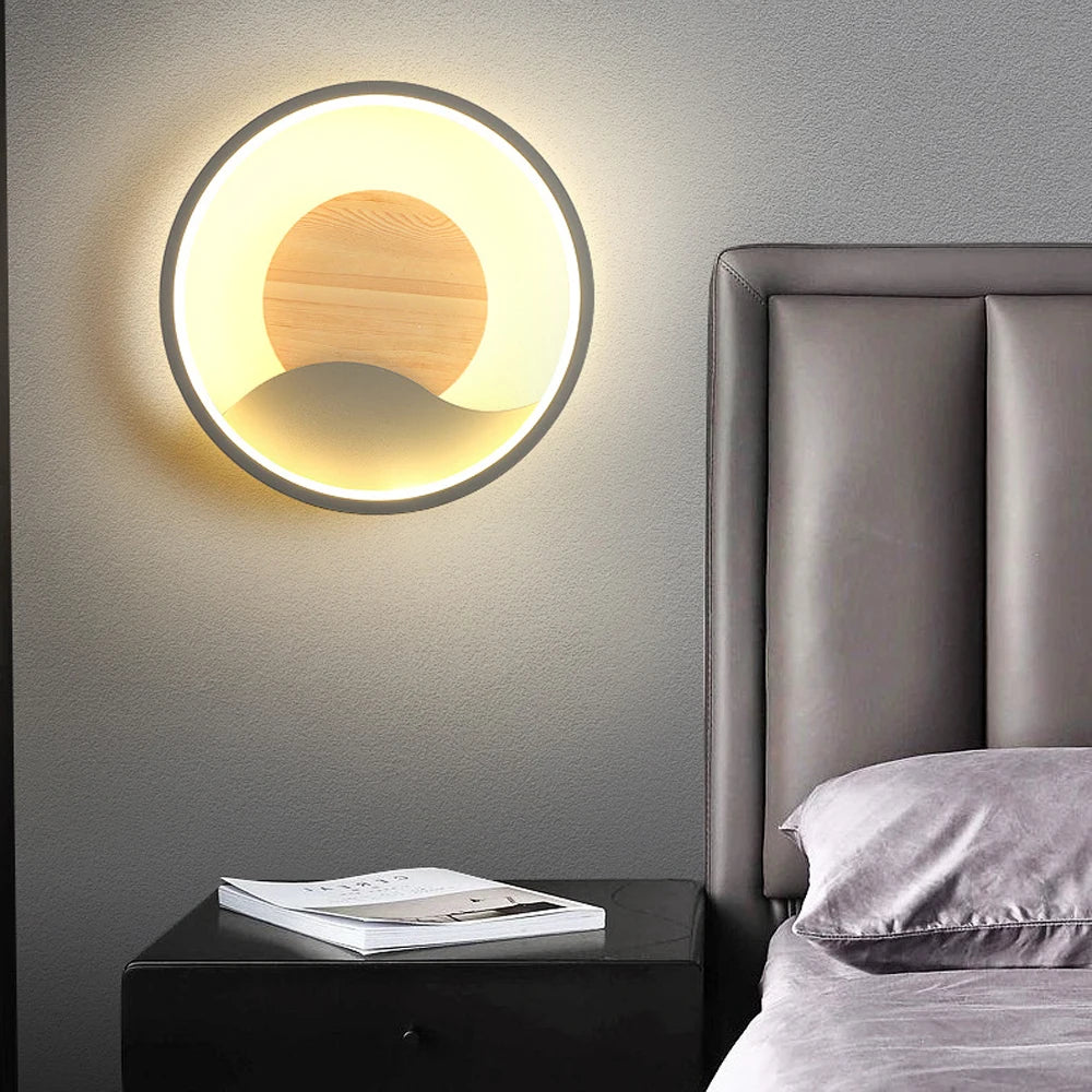 applique murale led intérieur nordique chambre allée porche balcon maison éclairage - vue 3 sur 7