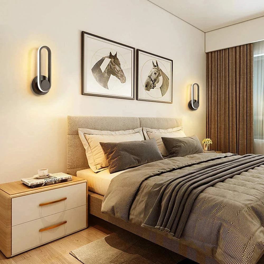Applique murale led modernes intérieur décor maison  luminaires 90-260v - vue 4 sur 8