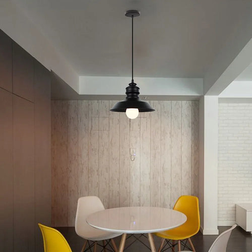 lampe led suspendue rétro en fer décoratif d'intérieur idéal loft