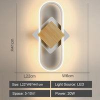 Applique plafond intérieur led éclairage domestique lampara
