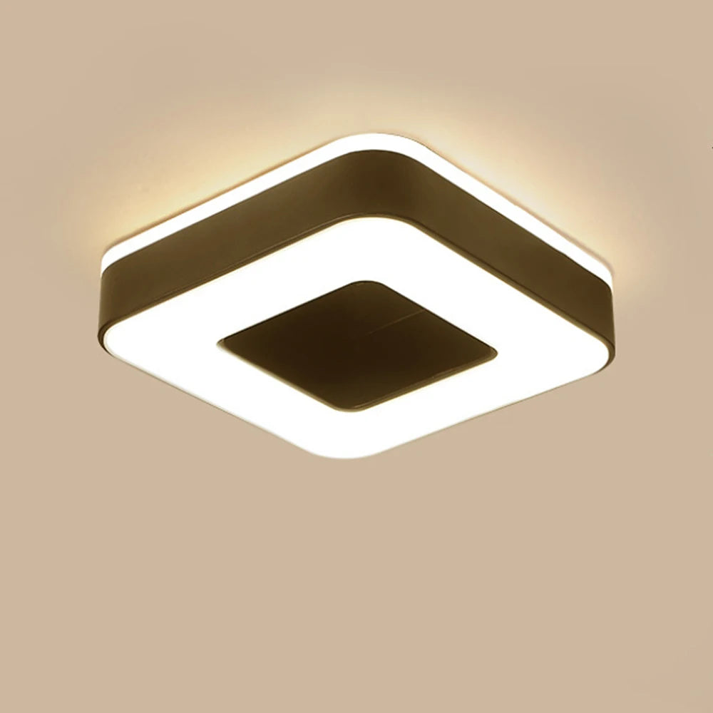 plafonnier led moderne allée intérieur surface décoratif chambre salon couloir balcon - vue 6 sur 7