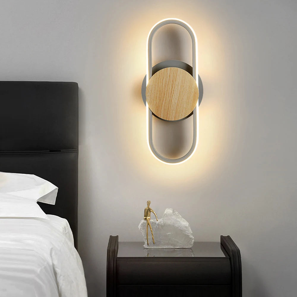 applique murale led moderne pour éclairage intérieur domestique - vue 3 sur 8