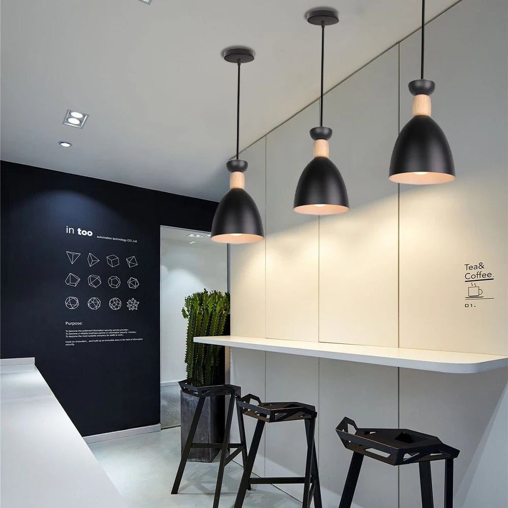 lustre nordique led suspensions minimalistes modernes décoratives
