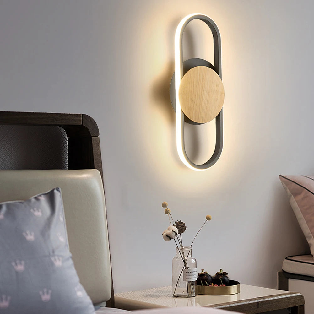 applique murale led moderne pour éclairage intérieur domestique - vue 4 sur 8