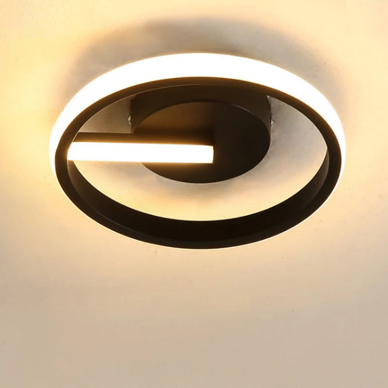 lustre moderne minimaliste nordique led pour éclairage intérieur