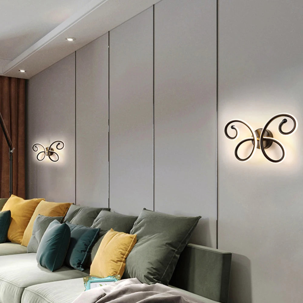 Applique murale LED papillon nordique - vue 5 sur 7