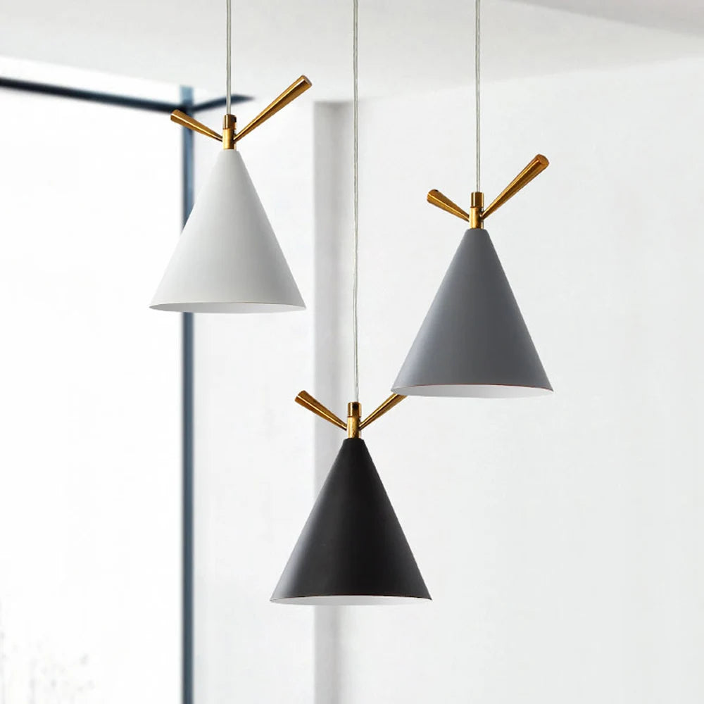 lustre LED rétro suspendu cuisine
