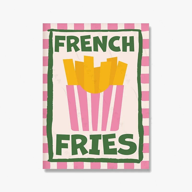 affiche citation art alimentaire pour décoration cuisine et café