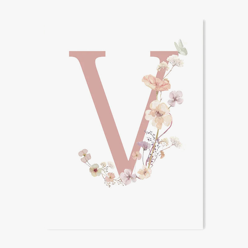 Affiche photo personnalisée fleur sauvage pour décoration enfant