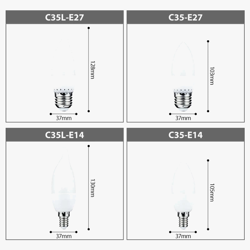 ampoule led pour éclairage sans scintillement lot de quatre pièces