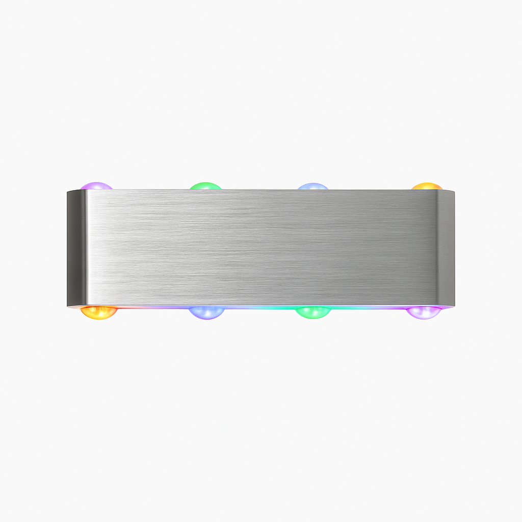 Applique chromé avec LED de couleur Sconce - vue 6 sur 11