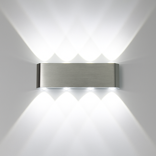 Applique chromé avec LED de couleur Sconce