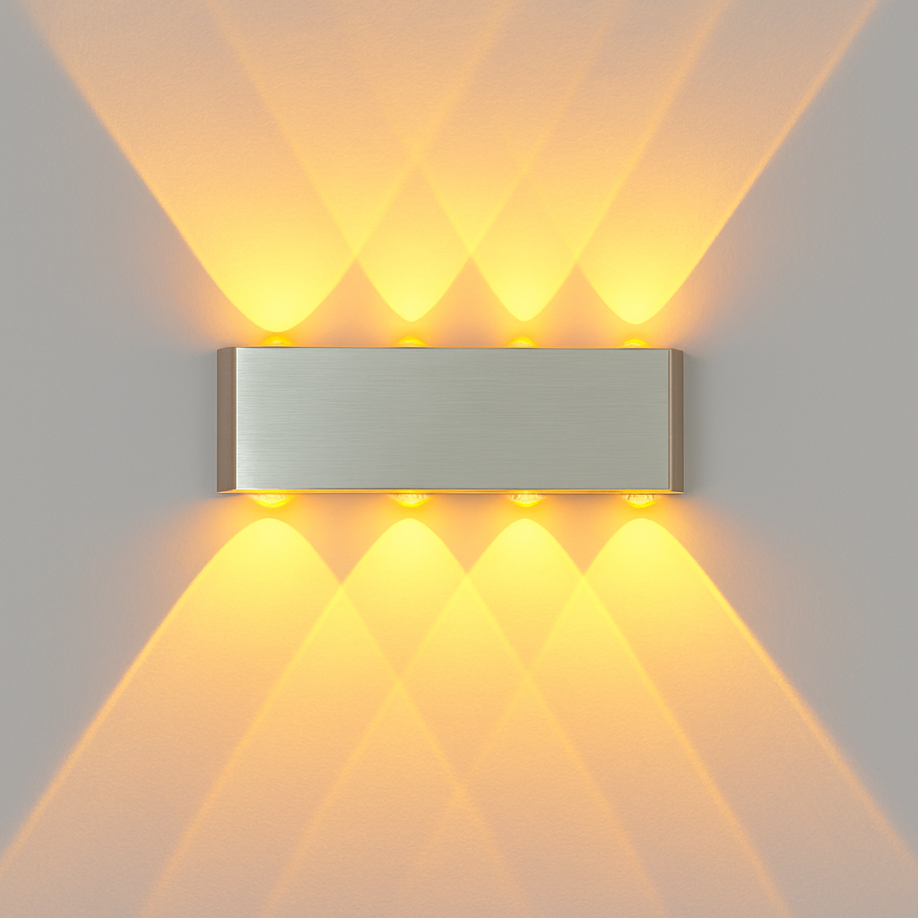 Applique chromé avec LED de couleur Sconce - vue 10 sur 11