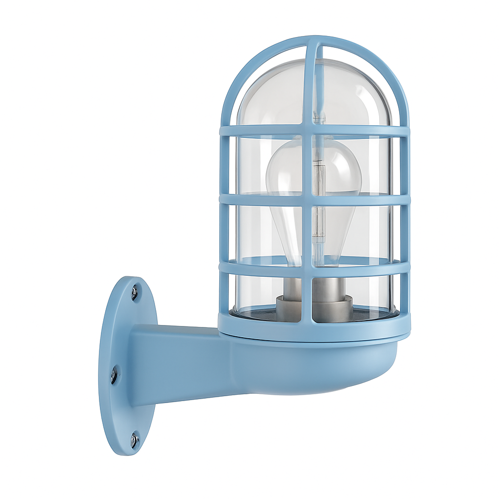 Applique extérieur LED de couleur à cages cylindriques