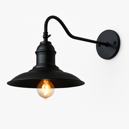 applique industrielle américaine pour extérieur jardin et escalier