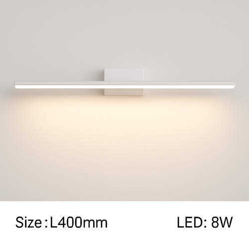 Applique miroir salle de bain à LED rectangulaire Cabinet