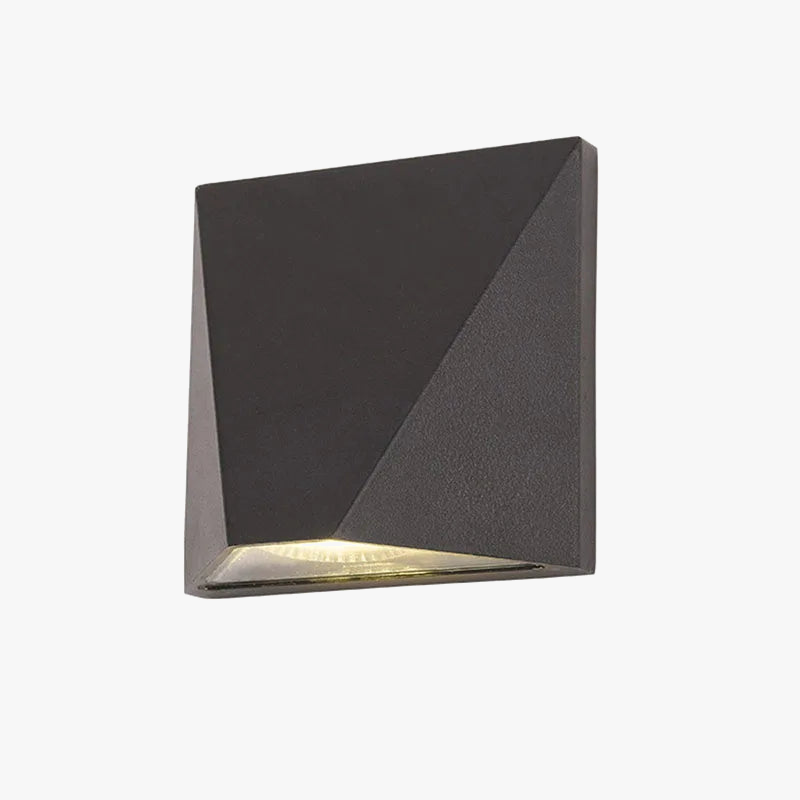 Applique murale carrée en aluminium moderne LED étanche extérieure et intérieure luminaria maison jardin cour décoration murale lumières créatives