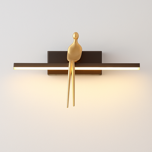 applique murale de luxe en cuivre design minimaliste haut de gamme