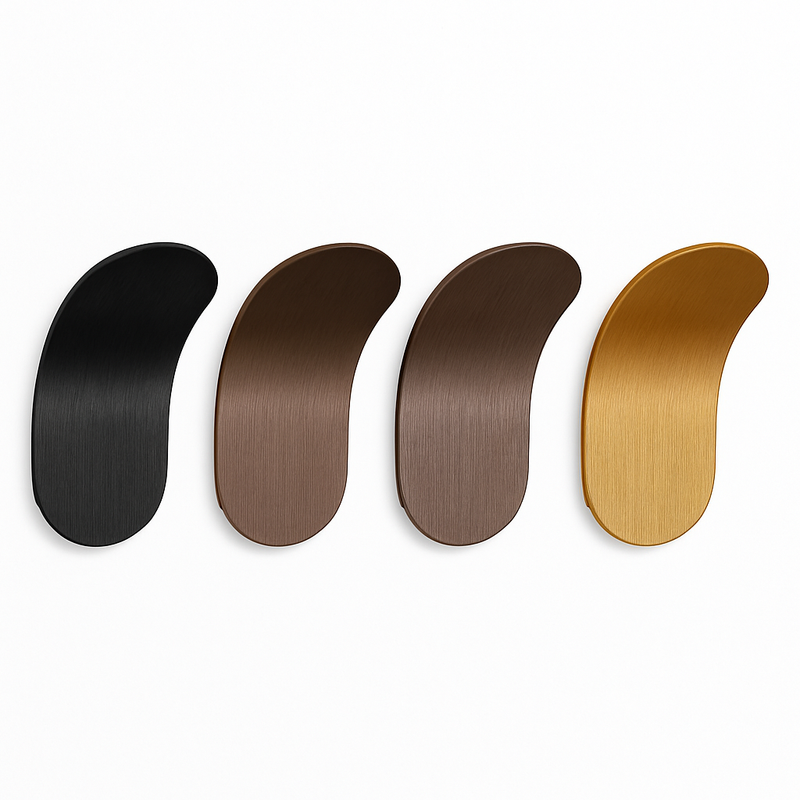 Applique murale design à LED avec abat-jour courbé en métal style Wake