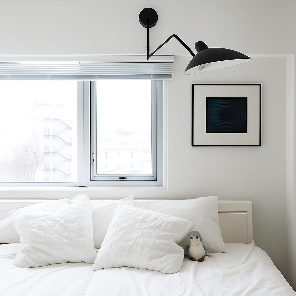 Applique murale design LED dirigeable style retro Swing - vue 5 sur 13
