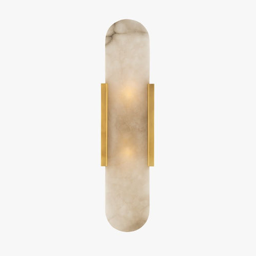 Applique murale design LED en marbre arrondi style Shining