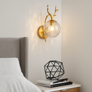 applique murale design moderne en forme de cerf en bois