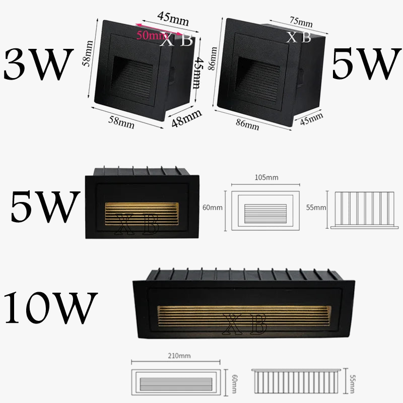 applique murale dimmable en aluminium pour éclairage intérieur