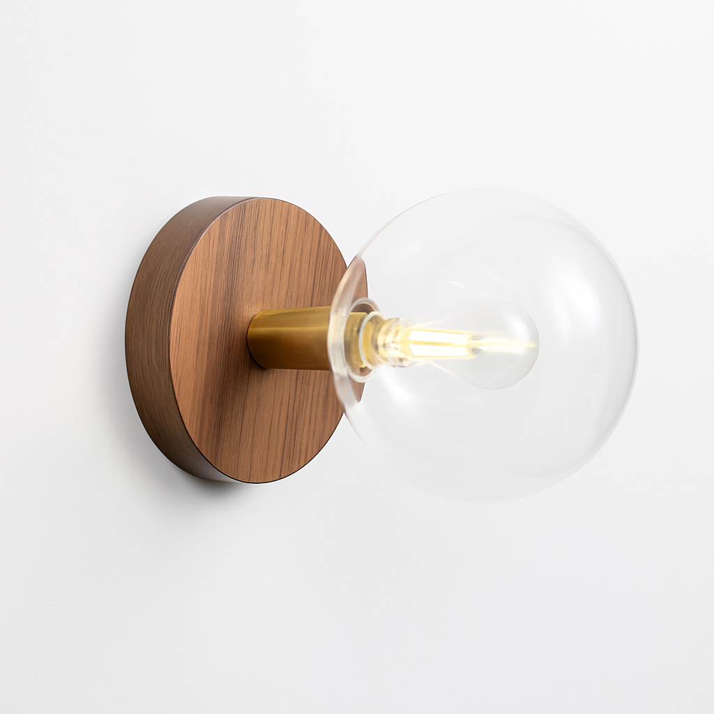 applique murale en bois au style minimaliste moderne - vue 5 sur 14