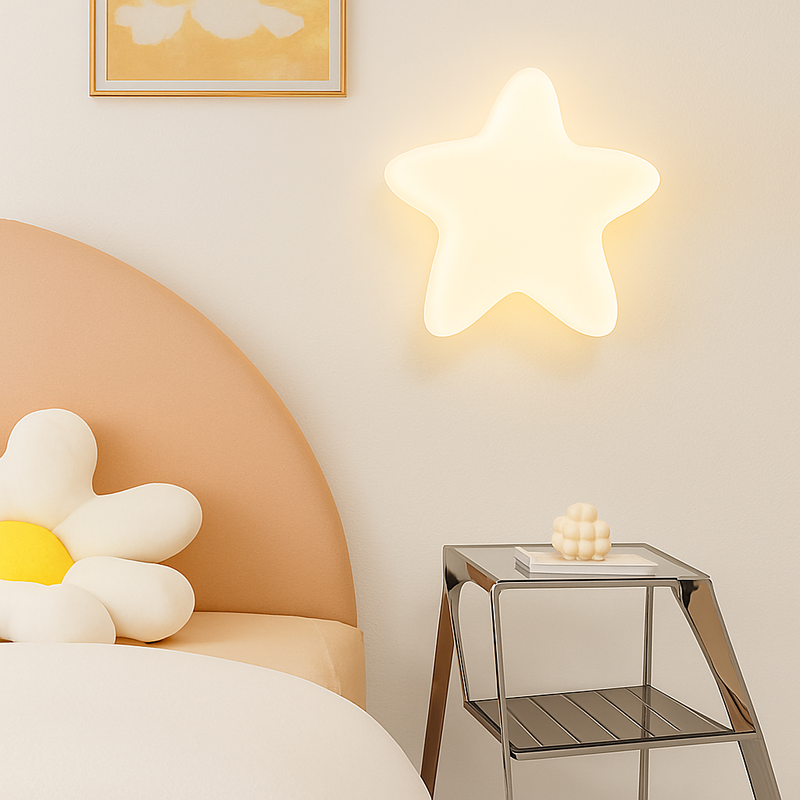 Applique murale en forme de nuage blanc pour chambre d'enfant