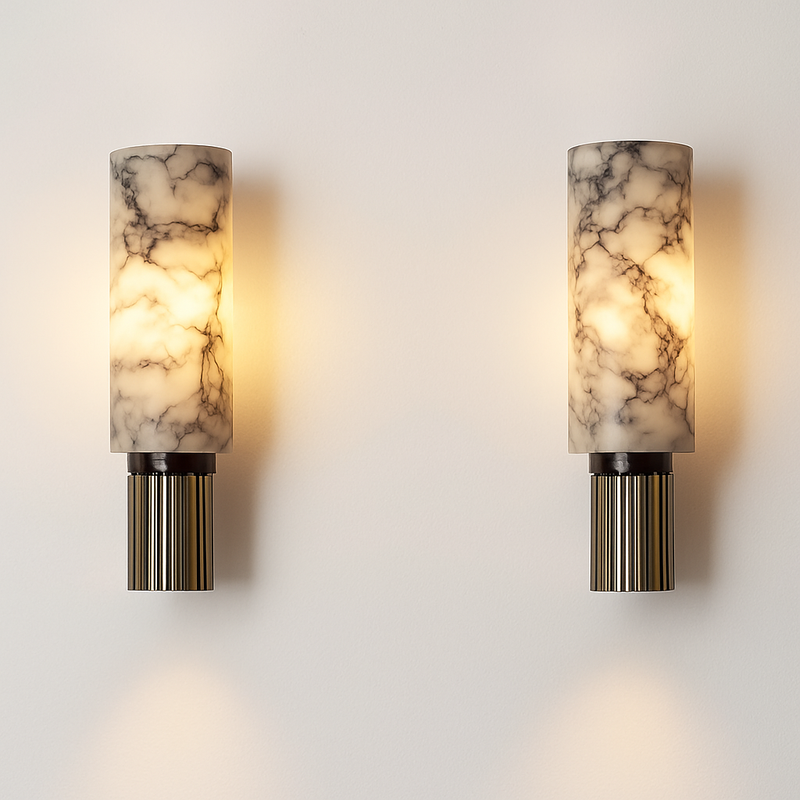 applique murale en marbre naturel style nordique créatif pour décoration intérieure