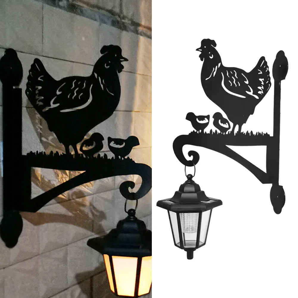 applique murale extérieure solaire pour jardin et oiseaux