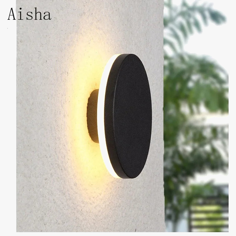 Applique murale extérieure étanche lumineuse design pour jardin et garage