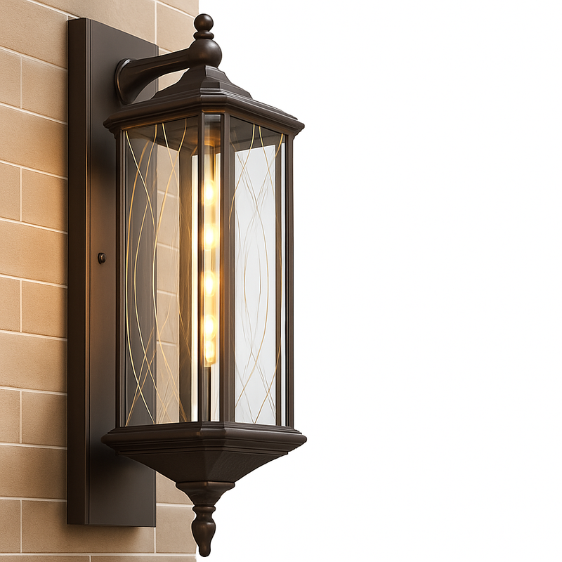 Applique murale Extérieure Étanche Style Chinois