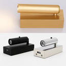 applique murale à led avec interrupteur et port usb rotative 350 degrés