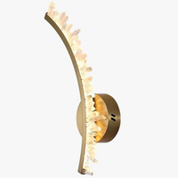 Applique murale led cristal naturel intérieur