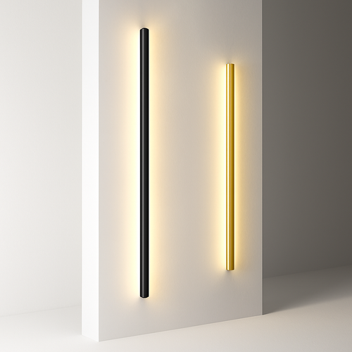 applique murale led cuboïde minimaliste en aluminium avec télécommande gradable