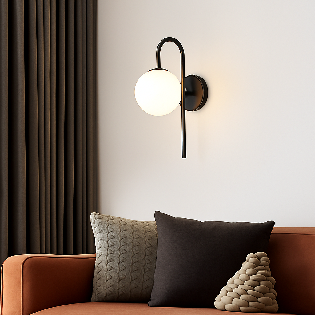 Applique murale LED dorée nordique avec ampoule G9 9w - vue 5 sur 22
