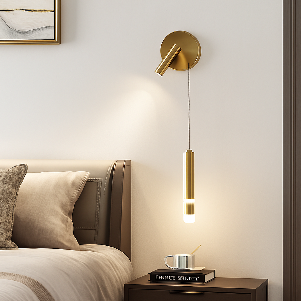 applique murale led double tête acrylique maison décor - vue 7 sur 15
