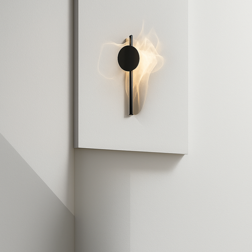applique murale led en acier inoxydable style science-fiction