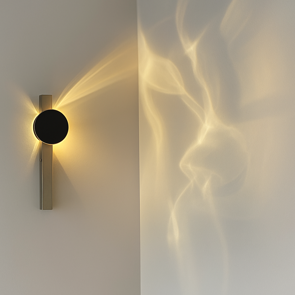 applique murale led en acier inoxydable style science-fiction - vue 4 sur 9