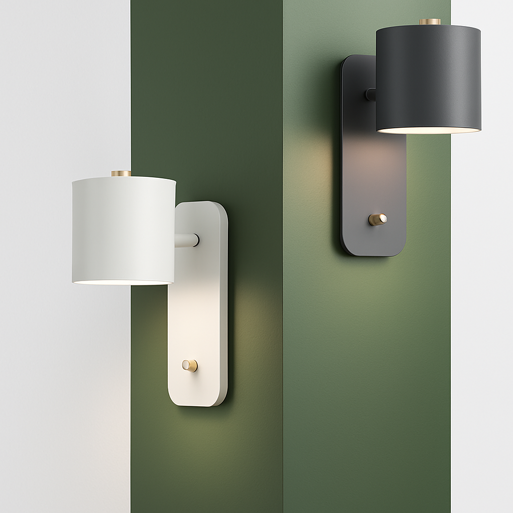 Applique murale LED lampes lumières d'intérieur éclairage d'escalier nordique moderne chambre applique décor à la maison pour salon avec interrupteur applique murale - vue 3 sur 14