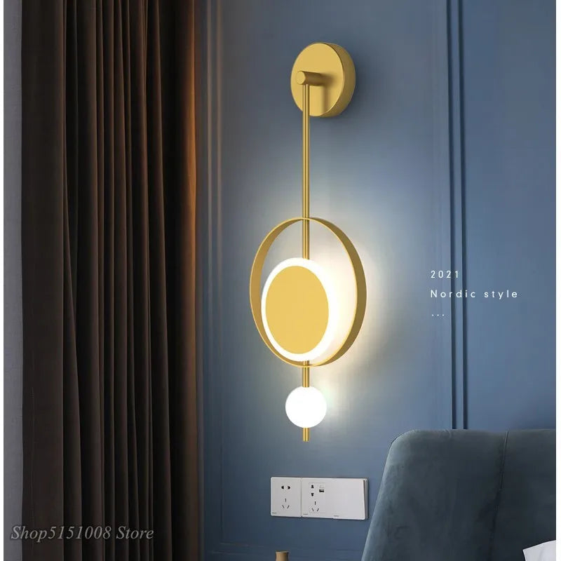 applique murale led minimaliste moderne nordique intérieur