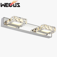 applique murale led moderne en cristal pour décoration