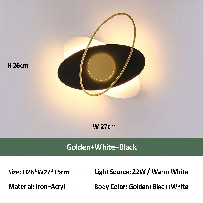 applique murale led moderne pour éclairage décoratif intérieur