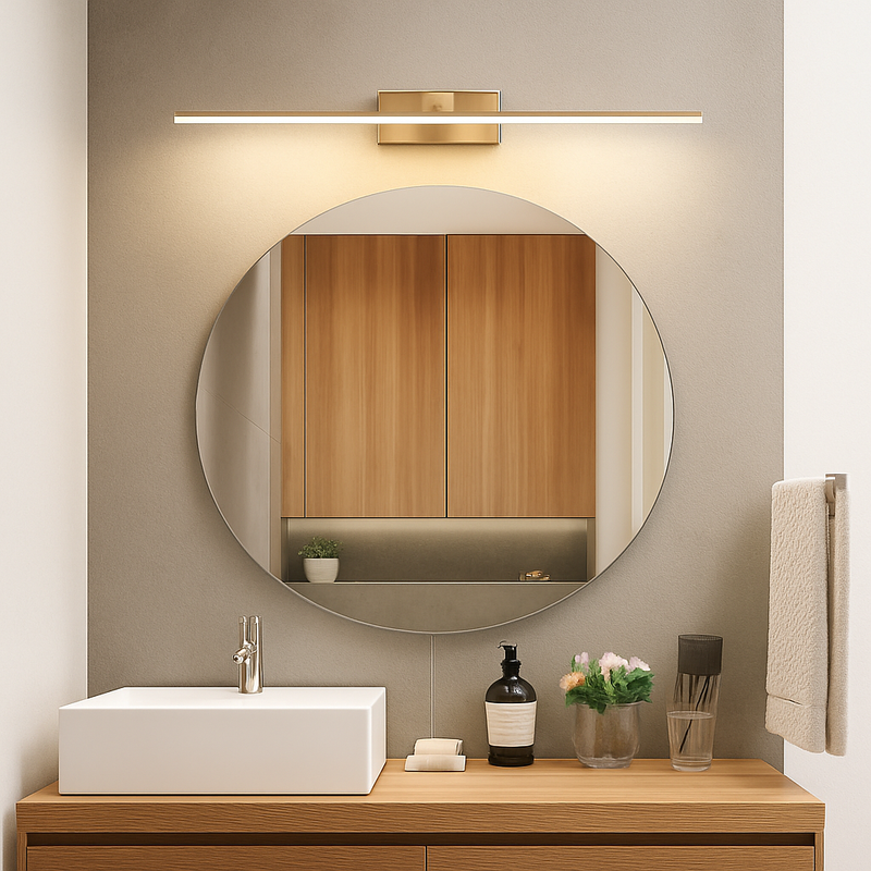 applique murale led moderne pour salle de bain et miroir