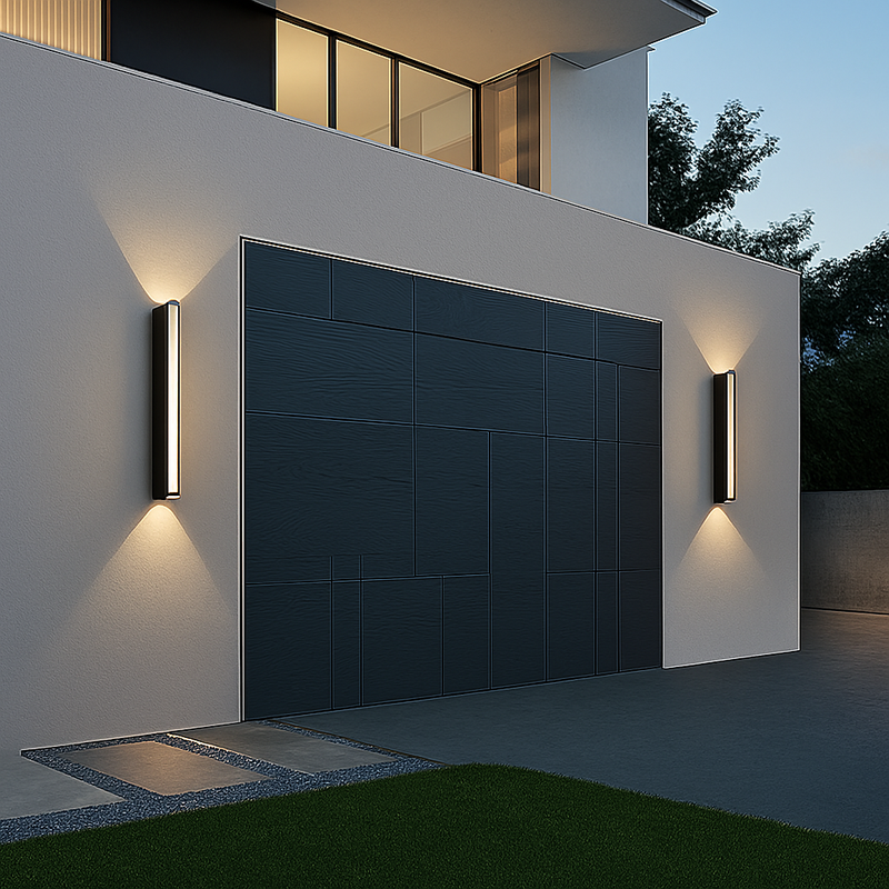 applique murale led moderne étanche en aluminium pour extérieur