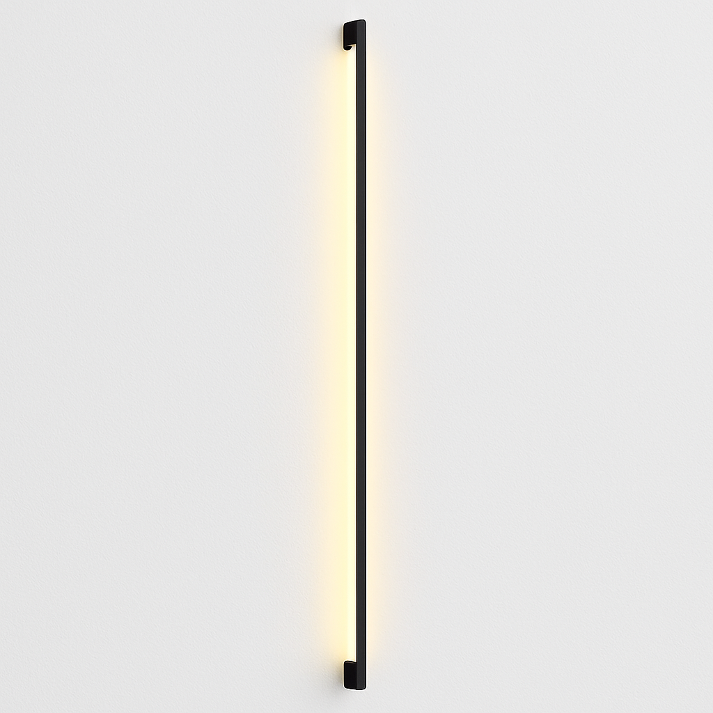 applique murale led modernes linéaires nordique simple éclairage - vue 2 sur 8
