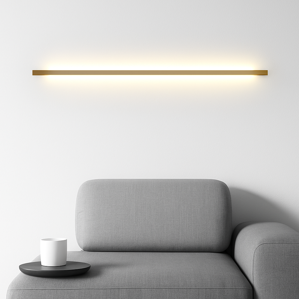 applique murale led modernes linéaires nordique simple éclairage - vue 5 sur 8