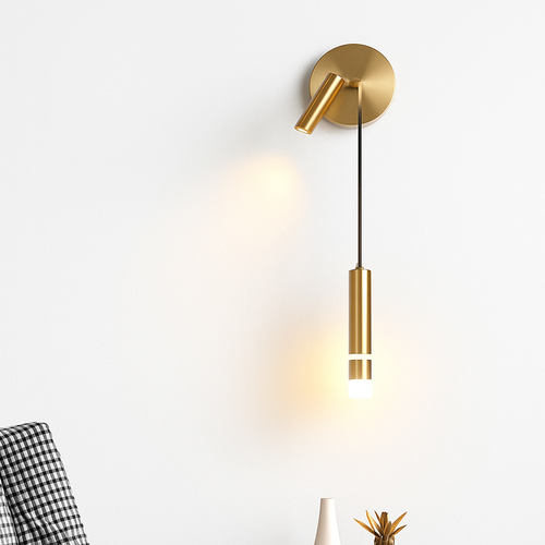 Applique murale LED nordique à Double tête réglable