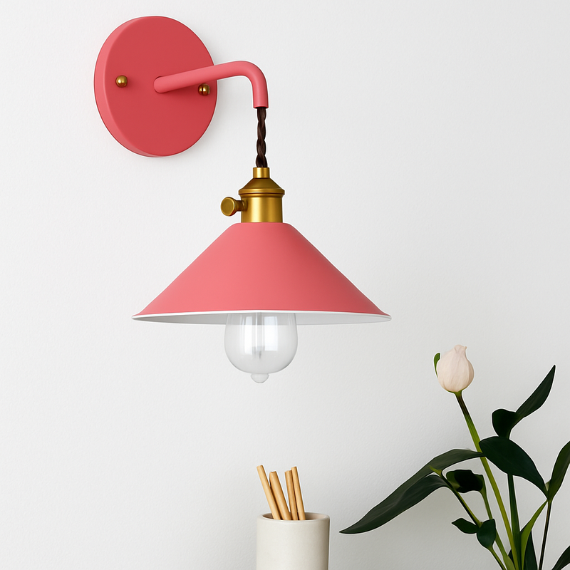 Applique murale LED Vintage Plated de couleurs